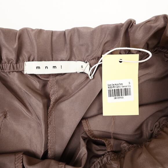 NEW mnml Mens Small Every Day Nylon Pants Charcoal Grey - Picture 11 of 12